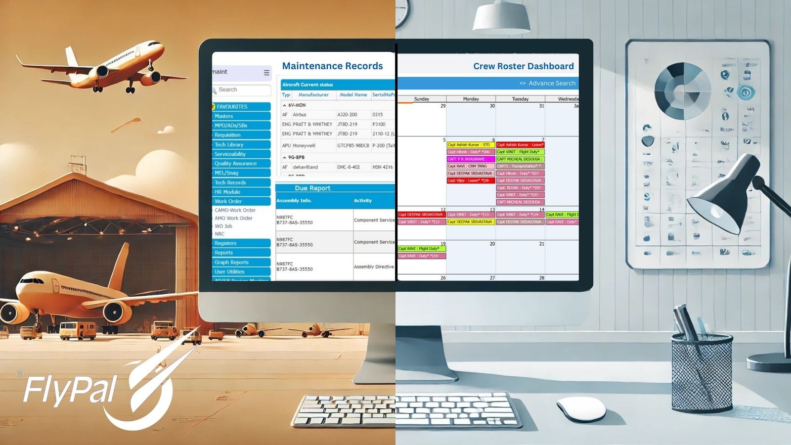 Holistic Solutions for Airlines Real-Time Scheduling Meets Proactive Maintenance
