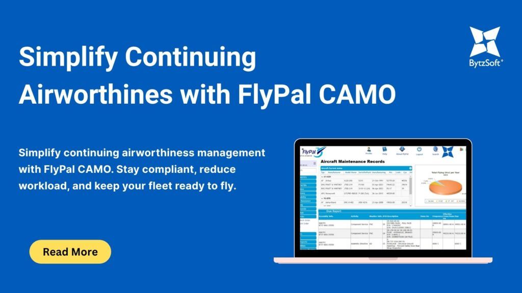 Transforming Continuing Airworthiness Management wit FlyPal CAMO